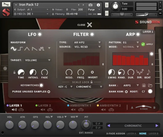 Iron Pack 12 - Prepared Gitarren