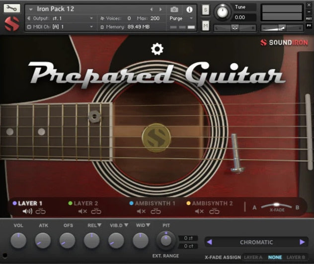 Iron Pack 12 - Prepared Gitarren