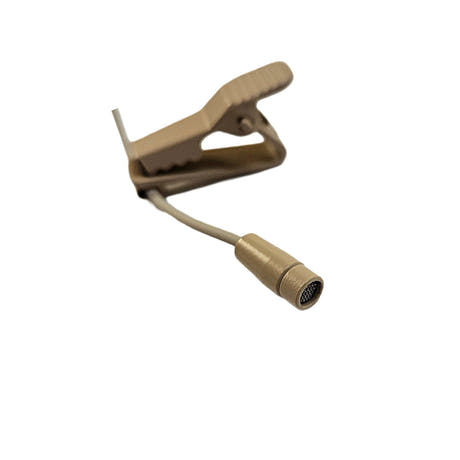 JTS CM-125iF DeLuxe Pack Lavaliermikrofon mit 4 Steckern, beige