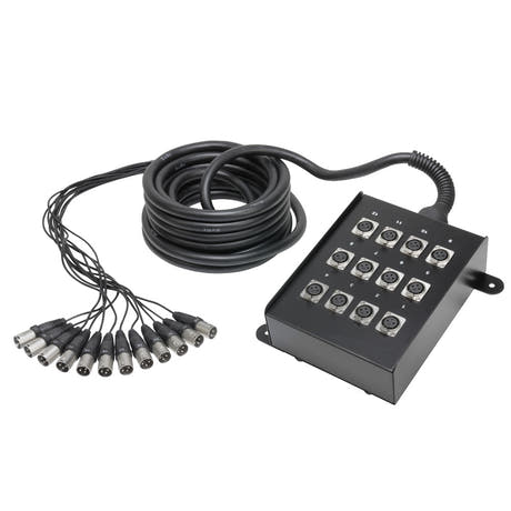 Multikabel mit Stage Box 12/0 (10 m)
