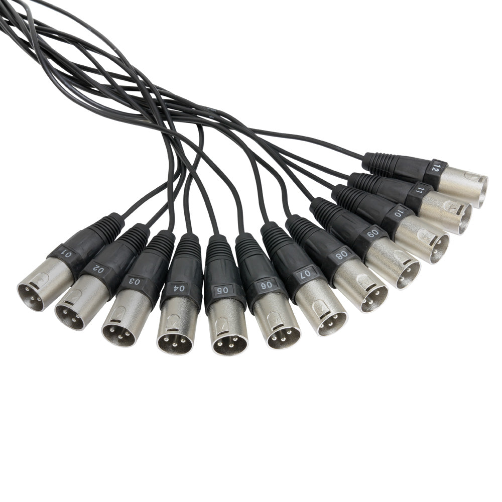 Multikabel mit Stage Box 12/0 10 m