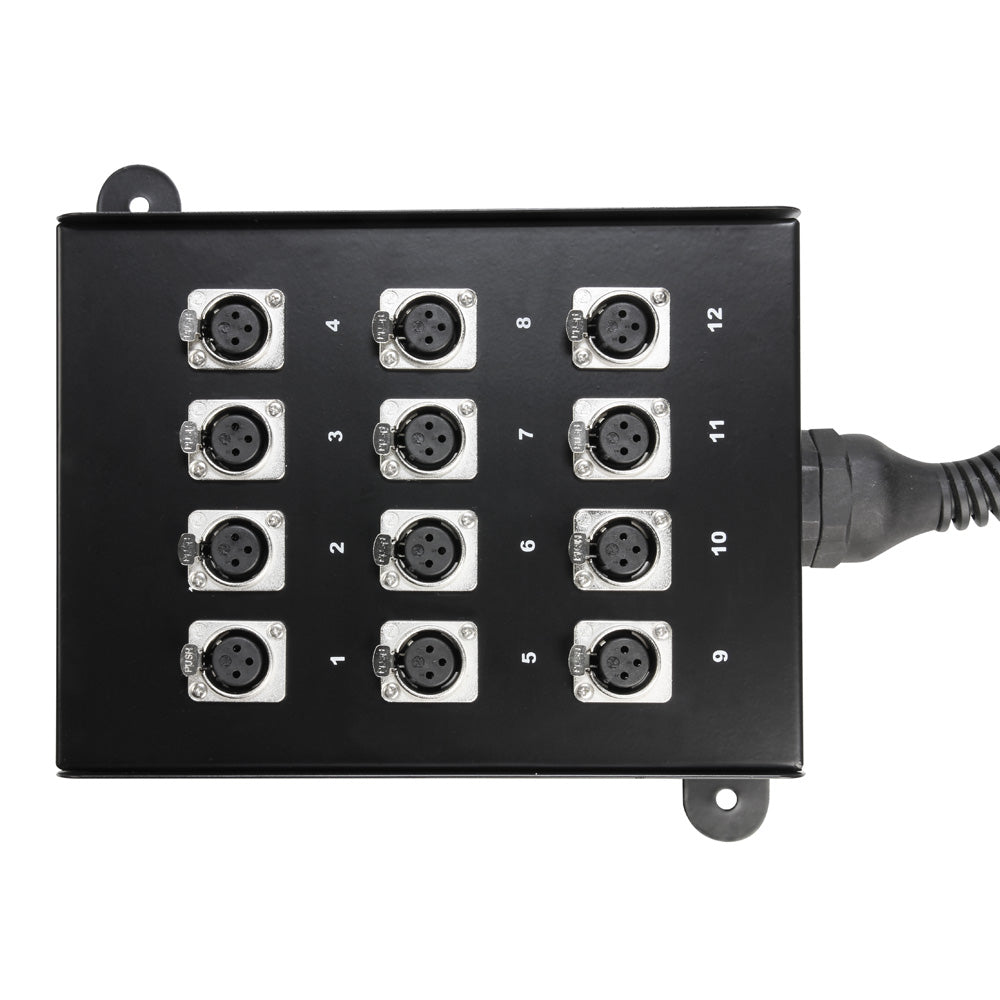 Multikabel mit Stage Box 12/0 10 m
