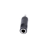 Adapter Audiostecker 6.3 mm Stereo Jack weiblich auf 3.5 mm Stereo Jack