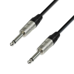 Adam Hall Cables 4 Star Serie - Instrumentenkabel REAN 6.3 mm Klinke mono auf 6.3 mm Klinke mono 3 m