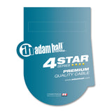 Adam Hall Cables 4 Star Serie - Instrumentenkabel REAN 6.3 mm Klinke mono auf 6.3 mm Klinke mono 3 m