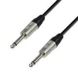 Adam Hall Cables 4 Star Serie - Instrumentenkabel REAN 6.3 mm Klinke mono auf 6.3 mm Klinke mono 4.5 m