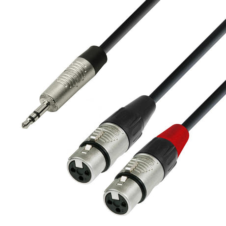 MiniJack zu XLR Female Adapterkabel (1,8m)