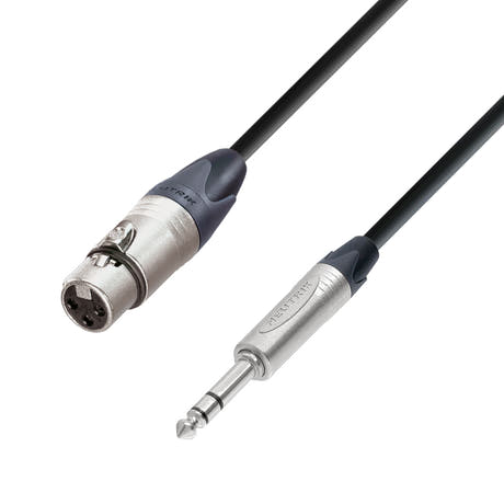 Neutrik XLR Buchse auf Balancierte Klinke (3 mtr.)