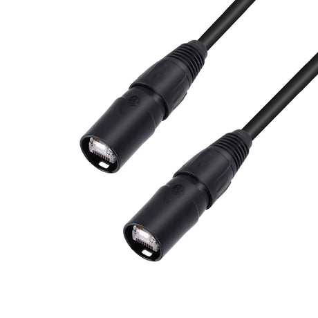 Adam Hall Cables 5 STAR ECON CAT6A 1 m - Datenkabel | Cat.6a (S/FTP) Neutrik etherCON® | 1 m