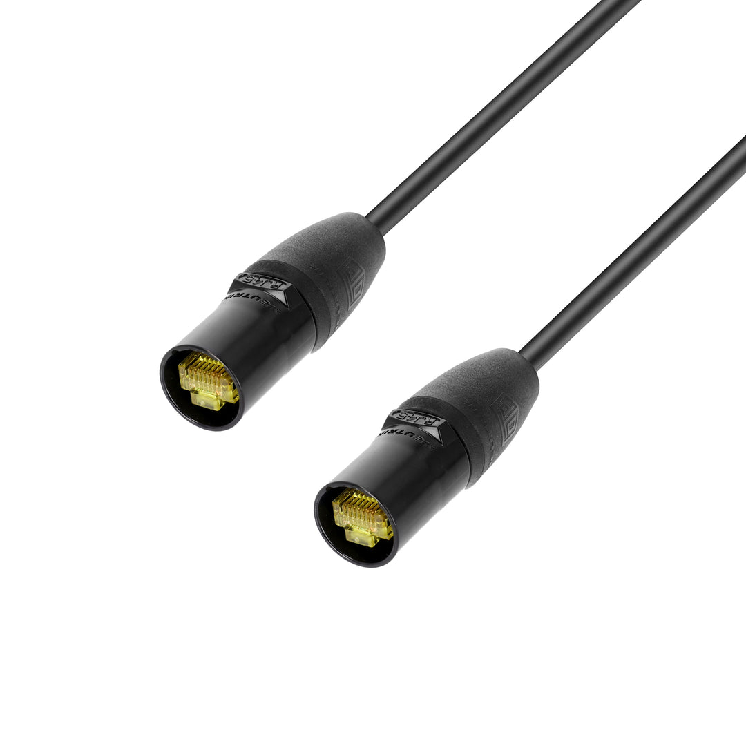 Adam Hall Cables 5 STAR ECON CAT6 RR 3 m - Datenkabel | Kat. 6a (S/FTP) Neutrik etherCON®, aufrollbar | 3 m