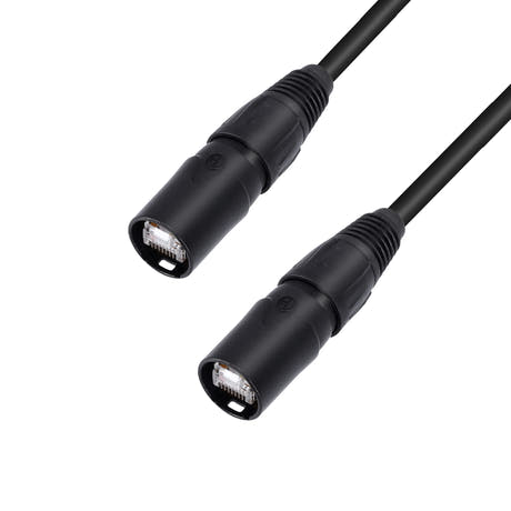 Adam Hall Cables 5 STAR ECON CAT6A 30 m - Datenkabel | Cat.6a (S/FTP) Neutrik etherCON® | 30 m