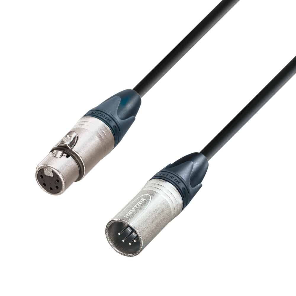 Neutrik DMX-Kabel XLR männlich 5-polig auf XLR weiblich 5-polig