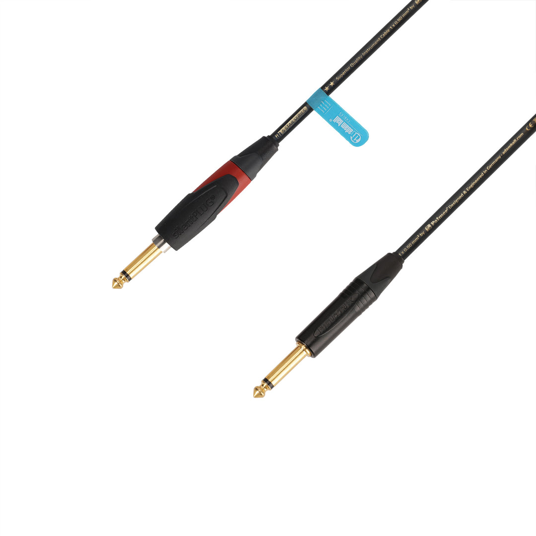 Adam Hall-kabler 5 STAR IPP 0300 PALMER® CABLE SILENT - Instrumentkabel | Palmer® & Neutrik silentPLUG® Klinke TS | 3 m
