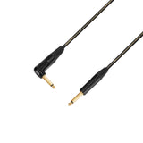 Adam Hall Cables 5 STAR IPR 0450 PALMER®-KABEL – Instrumentenkabel | Palmer® & Neutrik silentPLUG® gewinkelter Klinke x Klinke TS | 4,5 m