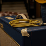 Adam Hall-Kabel 5 STAR IRP 0450 VINTAGE - Instrumentenkabel | Vintage Neutrik® Winkelklinke TS x Klinke TS | 4,5 m
