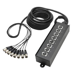 Multikabel mit Stage Box 8/0 (10 m)