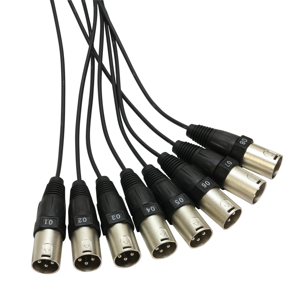 Multikabel mit Stage Box 8/0 10 m