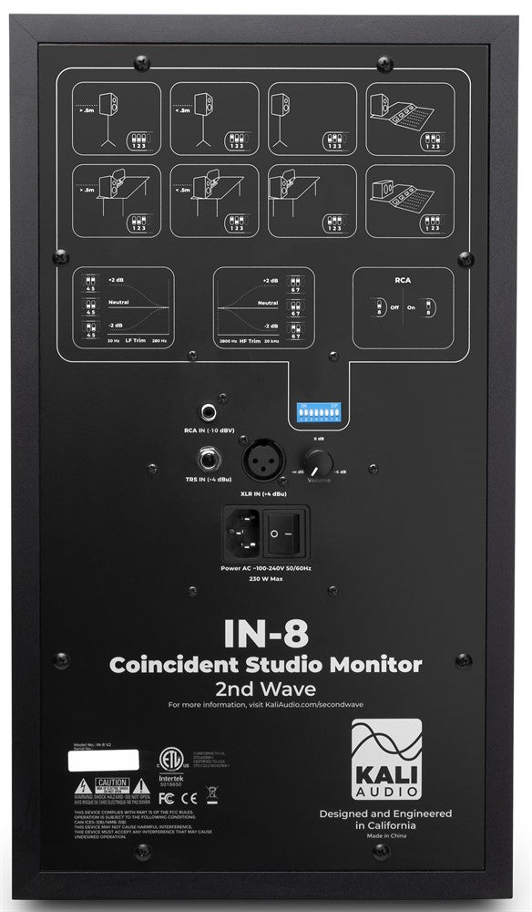 Kali Audio IN-8 V2 Black