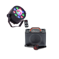 Gesangs- & Lichtpaket (Schwarz)