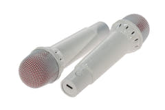 Karaoke Anlage mit 2 Mikrofonen (Hvid)