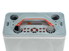 Karaoke Anlage mit 2 Mikrofonen (Hvid)