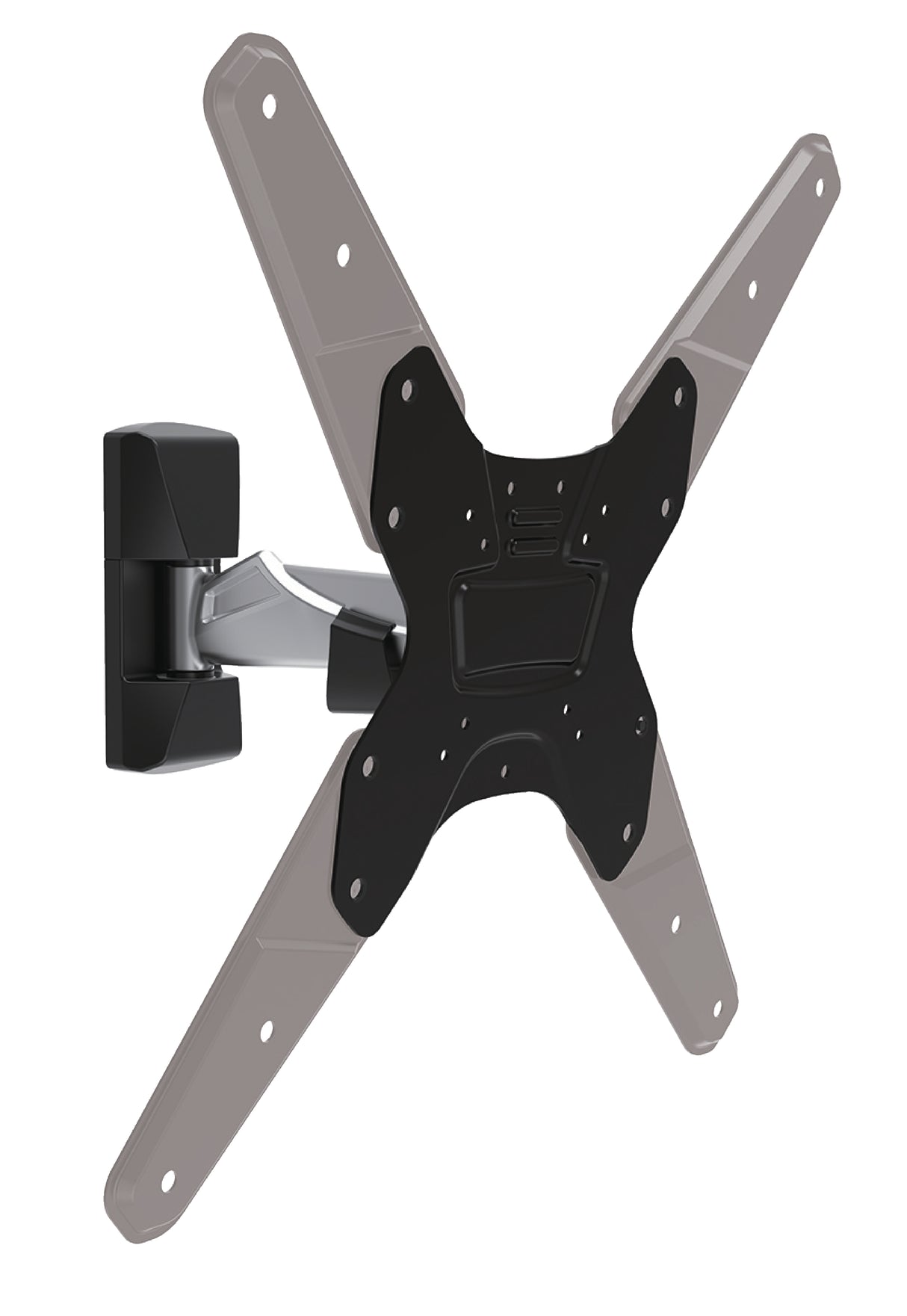 TV-Wandhalterung vollbeweglich 26 - 42 " 30 kg Silber/Schwarz