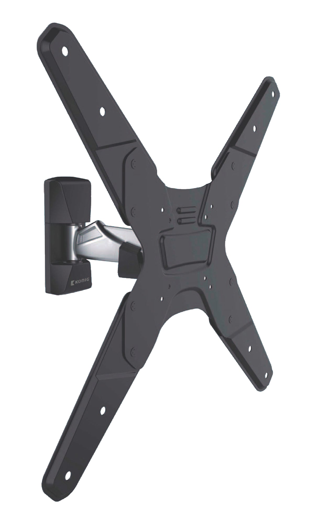 TV-Wandhalterung vollbeweglich 26 - 42 " 30 kg Silber/Schwarz
