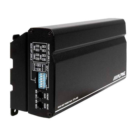 Alpine KTA-450 Zusatzverstärker für ilx-w650bt, W690D
