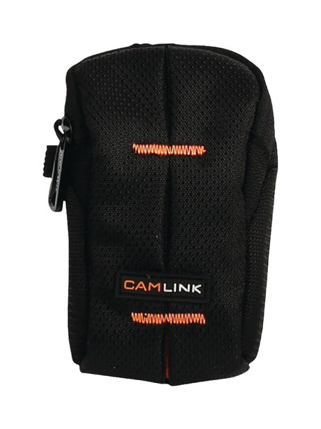 Kamera Kompakt Tasche (Schwarz, Orange, 60x100x30 mm)