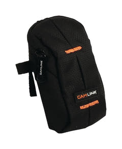 Kamera Kompakt Tasche (Schwarz, Orange, 60x100x30 mm)