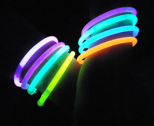 Knicklichter Armband 100 Stk. (Gemischte Farben)
