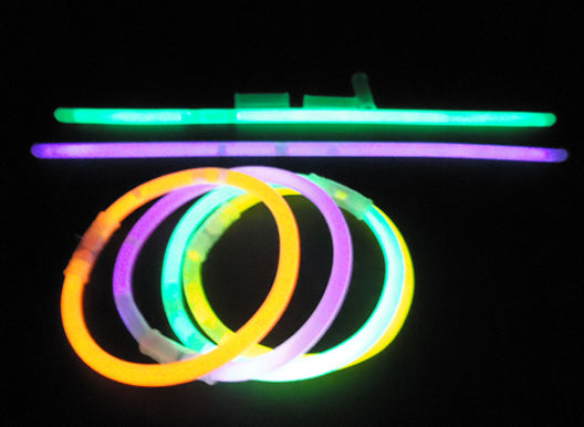 Knicklichter Armband 100 Stk. (Gemischte Farben)