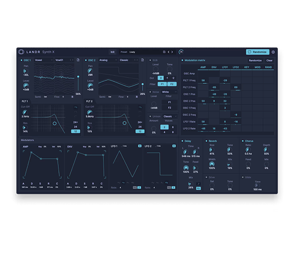 LANDR Synth X