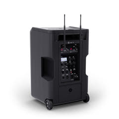 LD Systems ANNY® 10 HHD 2 B5 - 10" tragbares batteriebetriebenes Bluetooth® PA-System mit Mixer und 2x drahtlose Handmikrofone