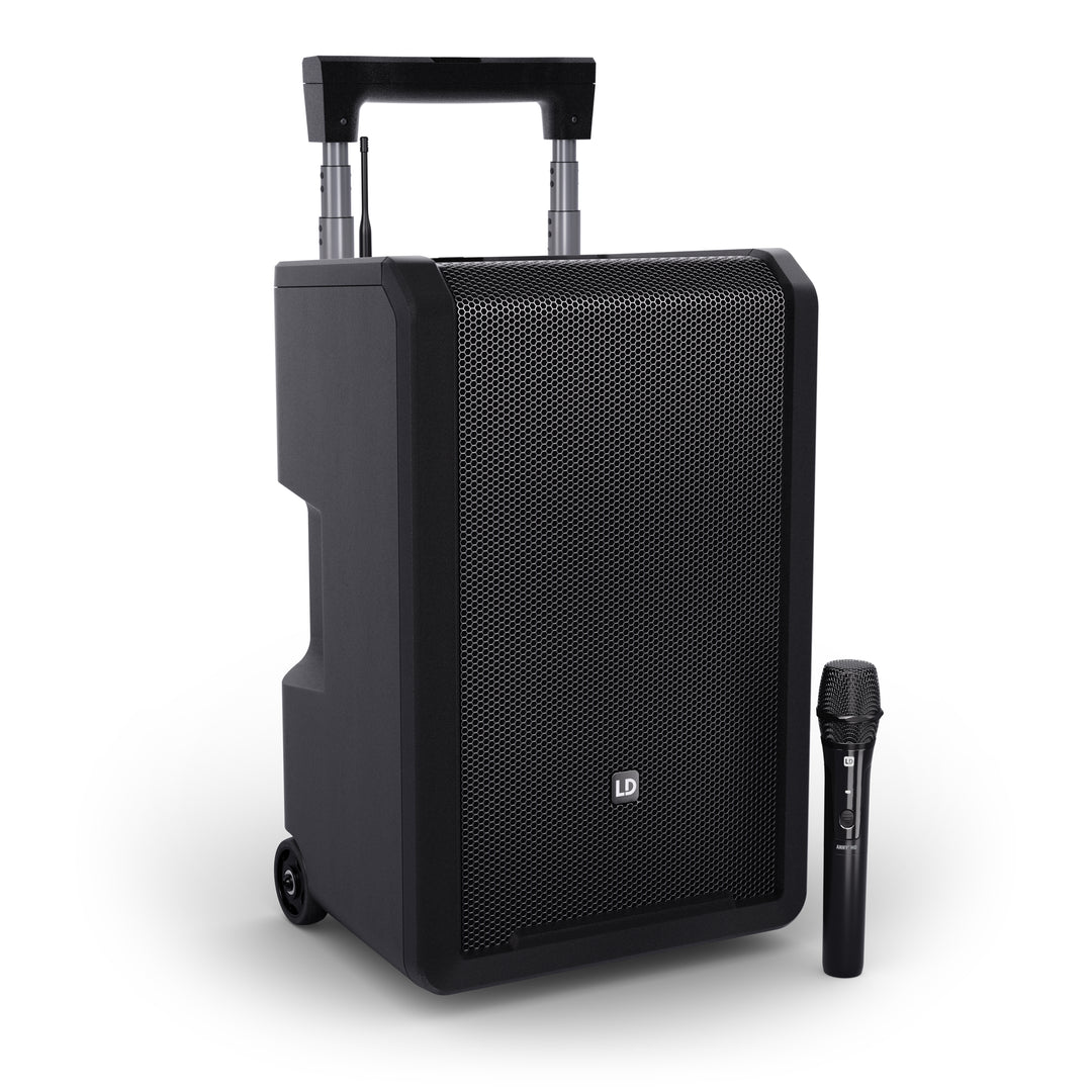 LD Systems ANNY® 10 HHD B5 - 10" tragbares batteriebetriebenes Bluetooth® PA-System mit Mixer und 1x drahtlosem Handmikrofon