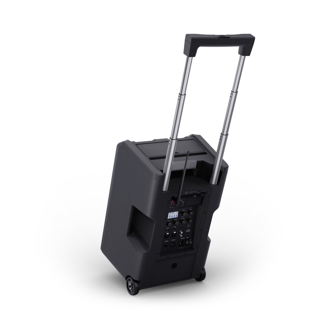 LD Systems ANNY® 10 HHD B6 - 10" tragbares batteriebetriebenes Bluetooth® PA-System mit Mixer und 1x drahtlosem Handmikrofon