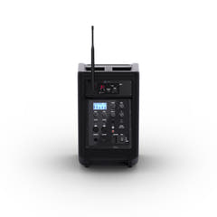 LD Systems ANNY® 8 BPH B6 - Tragbarer batteriebetriebener Bluetooth® PA-Lautsprecher mit Mixer und 1x headsetmikrofon (inkl. Bodypack), Stage Black