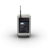 LD Systems ANNY® 8 BPH B8 G - Tragbarer batteriebetriebener Bluetooth® PA-Lautsprecher mit Mixer und 1x headsetmikrofon (inkl. Bodypack), Urban Grey