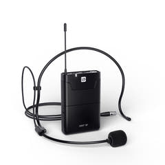 LD Systems ANNY® 8 BPH B8 - Tragbarer batteriebetriebener Bluetooth® PA-Lautsprecher mit Mixer und 1x headsetmikrofon (inkl. Bodypack), Stage Black