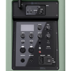 LD Systems ANNY® 8 HHD B6 GN - Tragbarer batteriebetriebener Bluetooth® PA-Lautsprecher mit Mixer und 1x drahtlosem Handmikrofon, Adventure Green
