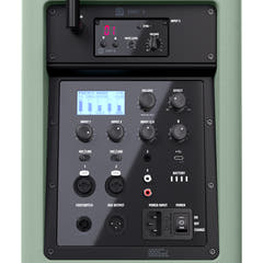 LD Systems ANNY® 8 HHD B6 GN - Tragbarer batteriebetriebener Bluetooth® PA-Lautsprecher mit Mixer und 1x drahtlosem Handmikrofon, Adventure Green