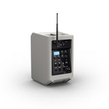 LD Systems ANNY® 8 HHD B6 G - Tragbarer batteriebetriebener Bluetooth® PA-Lautsprecher mit Mixer und 1x drahtlosem Handmikrofon, Urban Grey
