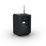 LD Systems ANNY® 8 HHD B6 - Tragbarer batteriebetriebener Bluetooth® PA-Lautsprecher mit Mixer und 1 x drahtlosem Handmikrofon, Stage Black