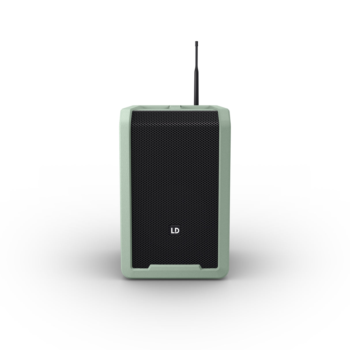LD Systems ANNY® 8 HHD B8 GN - Tragbarer batteriebetriebener Bluetooth® PA-Lautsprecher mit Mixer und 1x drahtlosem Handmikrofon, Adventure Green