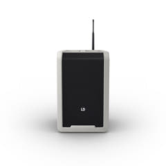 LD Systems ANNY® 8 HHD B8 G - Tragbarer batteriebetriebener Bluetooth® PA-Lautsprecher mit Mixer und 1 drahtlosem Handmikrofon, Urban Grey