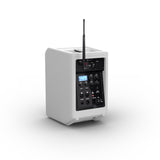LD Systems ANNY® 8 HHD B8 W - Tragbarer batteriebetriebener Bluetooth® PA-Lautsprecher mit Mixer und 1x drahtlosem Handmikrofon, Reinweiß