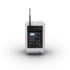 LD Systems ANNY® 8 HHD B8 W - Tragbarer batteriebetriebener Bluetooth® PA-Lautsprecher mit Mixer und 1x drahtlosem Handmikrofon, Reinweiß