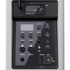 LD Systems ANNY® 8 HHD B8 W - Tragbarer batteriebetriebener Bluetooth® PA-Lautsprecher mit Mixer und 1x drahtlosem Handmikrofon, Reinweiß