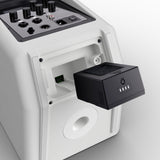 LD Systems ANNY® 8 HHD B8 W - Tragbarer batteriebetriebener Bluetooth® PA-Lautsprecher mit Mixer und 1x drahtlosem Handmikrofon, Reinweiß