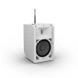 LD Systems ANNY® 8 HHD B8 W - Tragbarer batteriebetriebener Bluetooth® PA-Lautsprecher mit Mixer und 1x drahtlosem Handmikrofon, Reinweiß